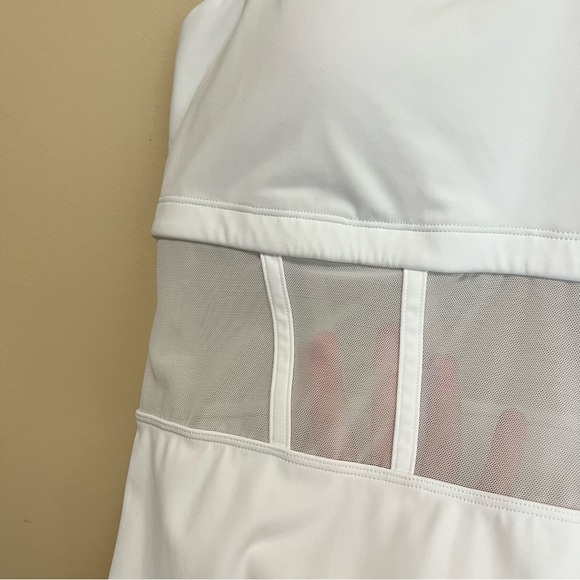 NWT Halara Softlyzero Contrast Mesh Corset Style Bodycon Dress - Picture 6 of 16